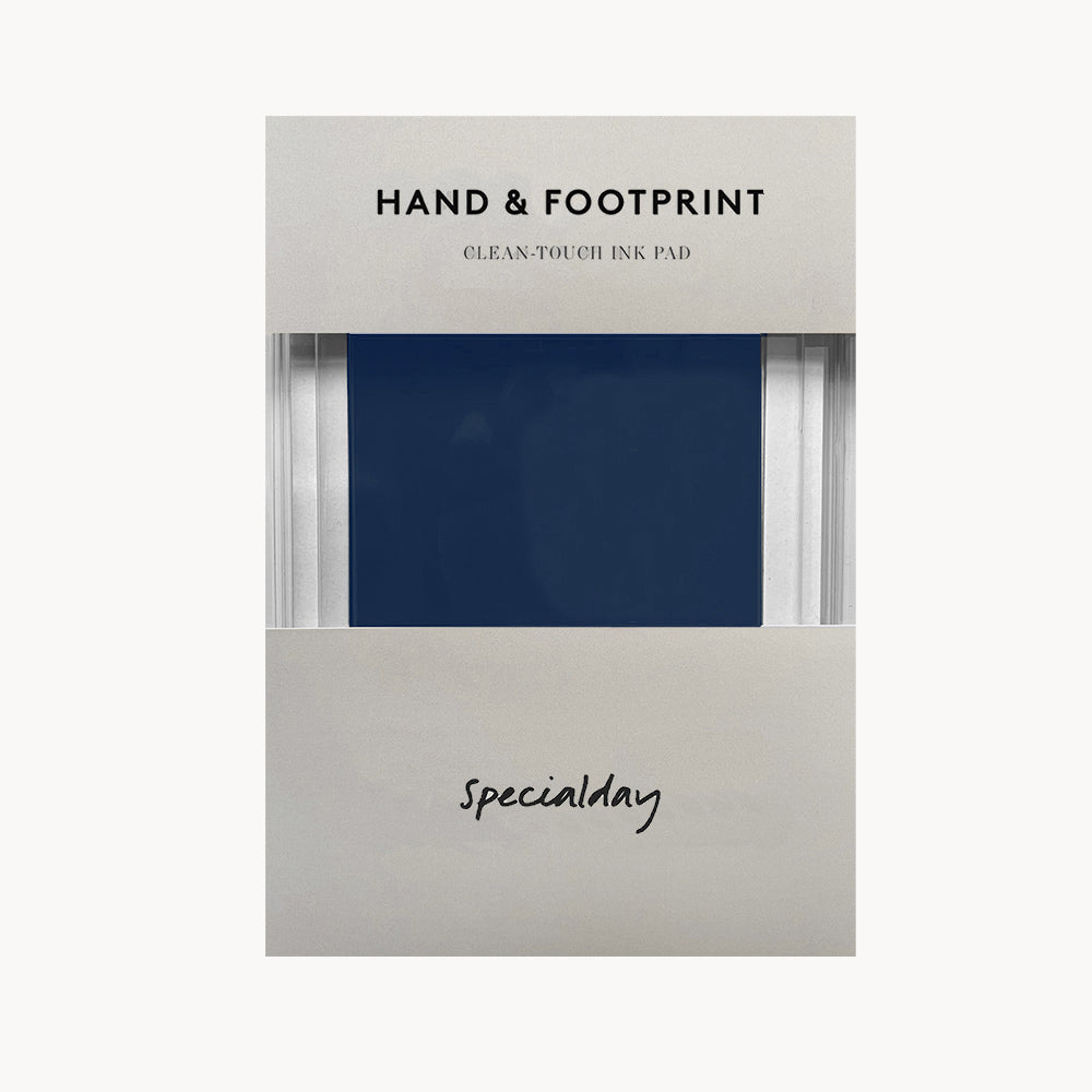 baby journal (optional language), hand & foot print, washi tape & smartphone printer