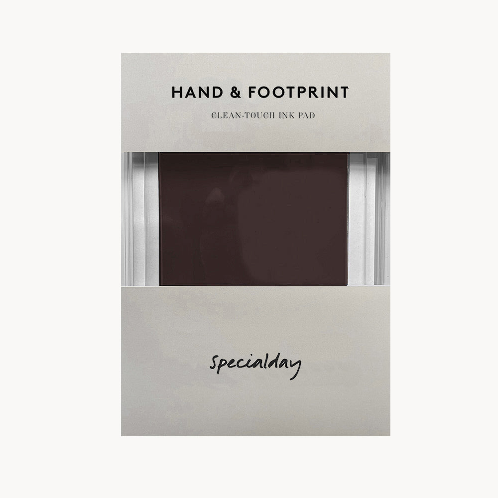 baby journal (optional language), hand & foot print, washi tape & smartphone printer