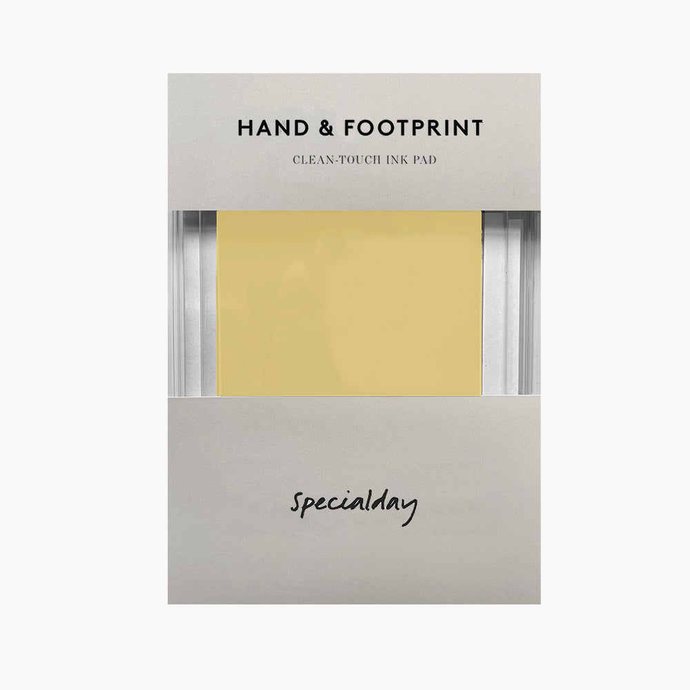 baby journal (optional language), hand & foot print, washi tape & smartphone printer