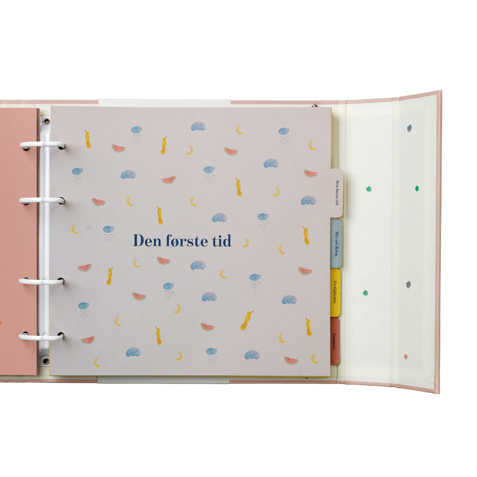 åben barnets bog med ringbind