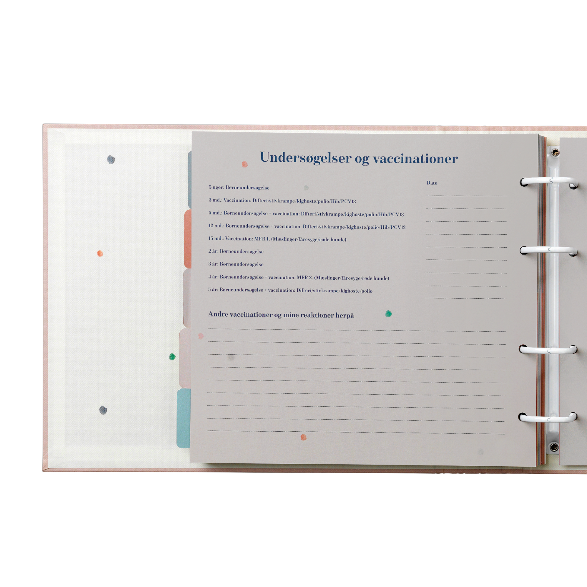 barnets bog med ringbind