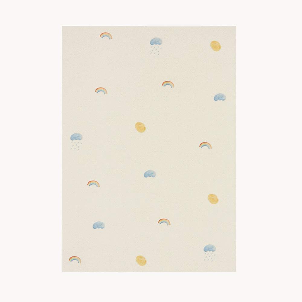 kort – sol, skyer & regnbuer