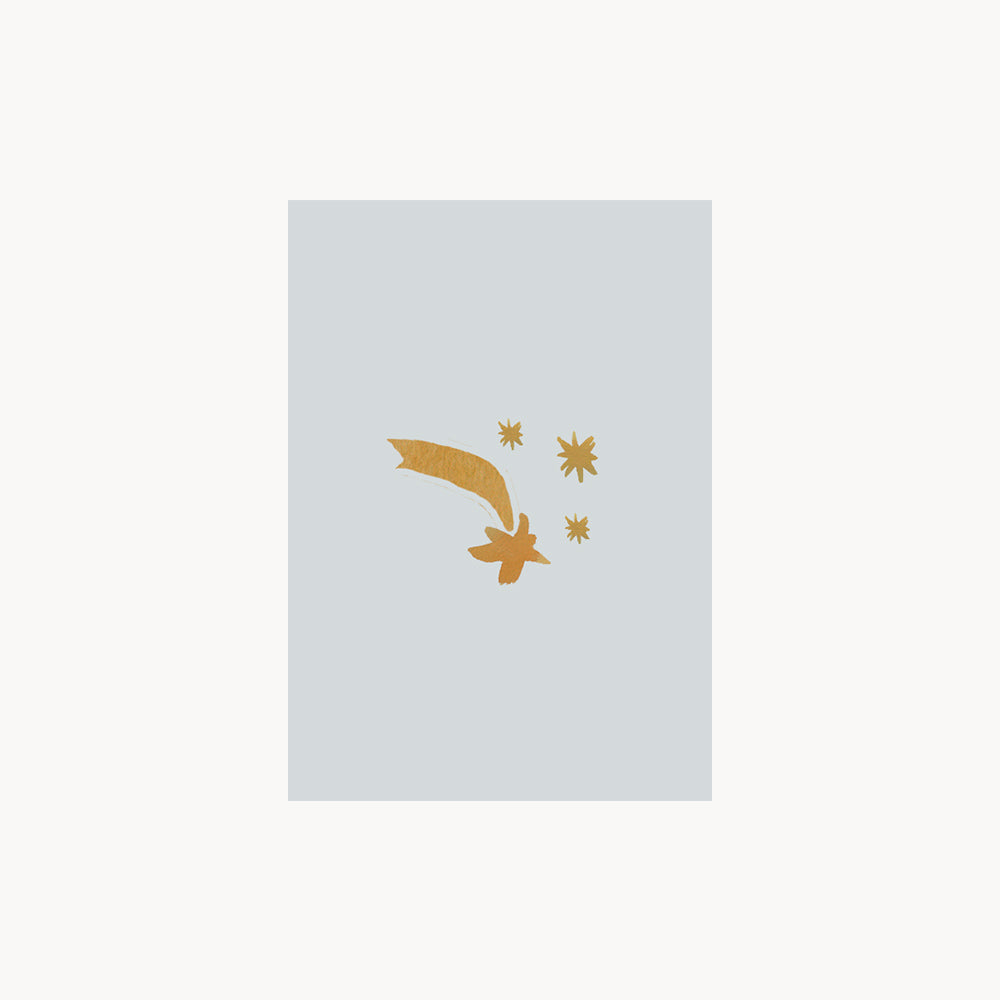 julekort – stjerneskud – A7