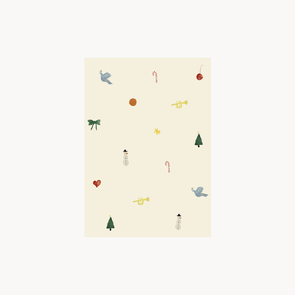 julekort – signatur – A7