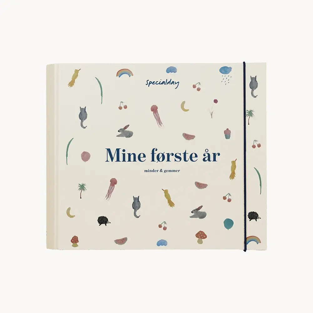 barnets bog med ringbind – mine første år – creme album
