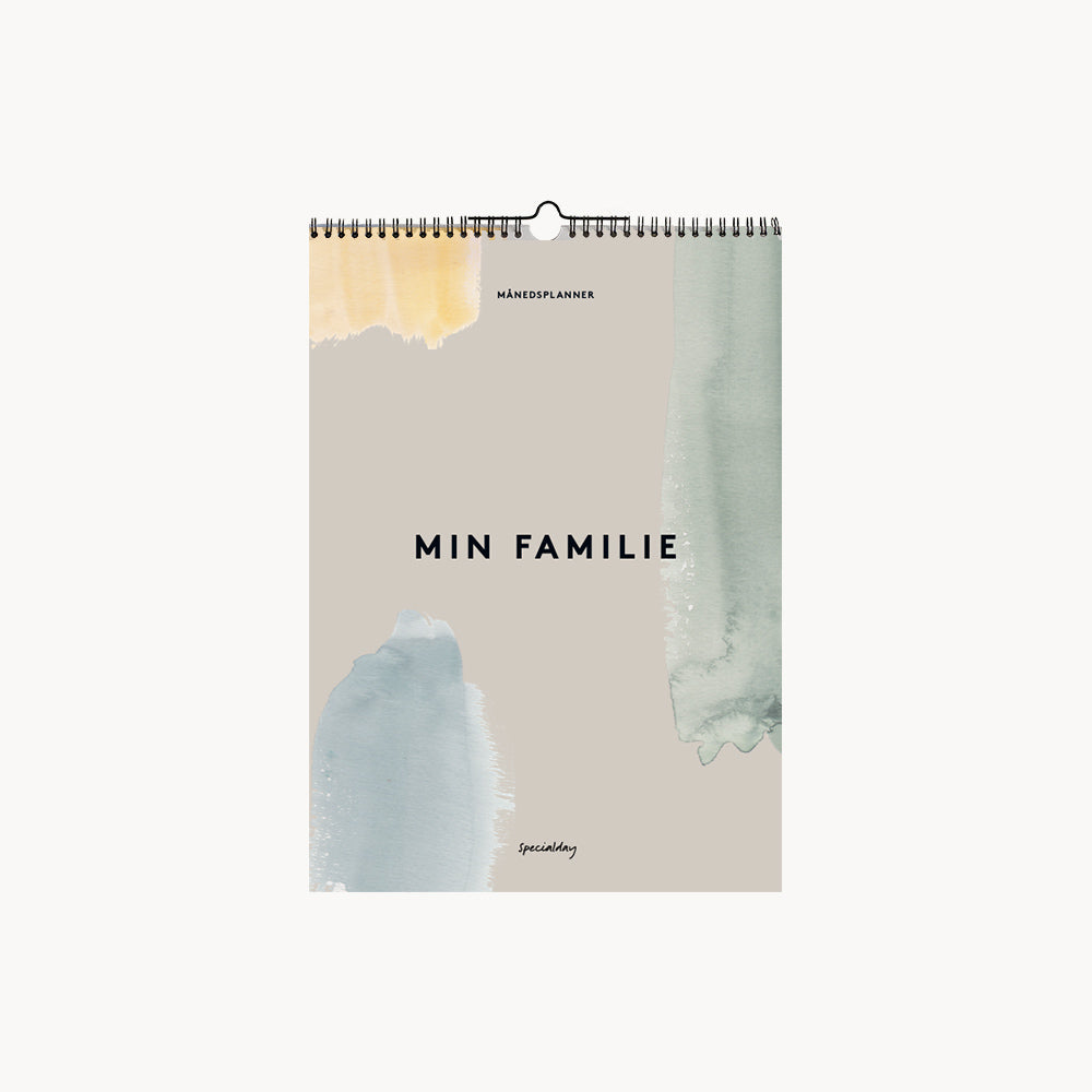 min familie - månedsplanner