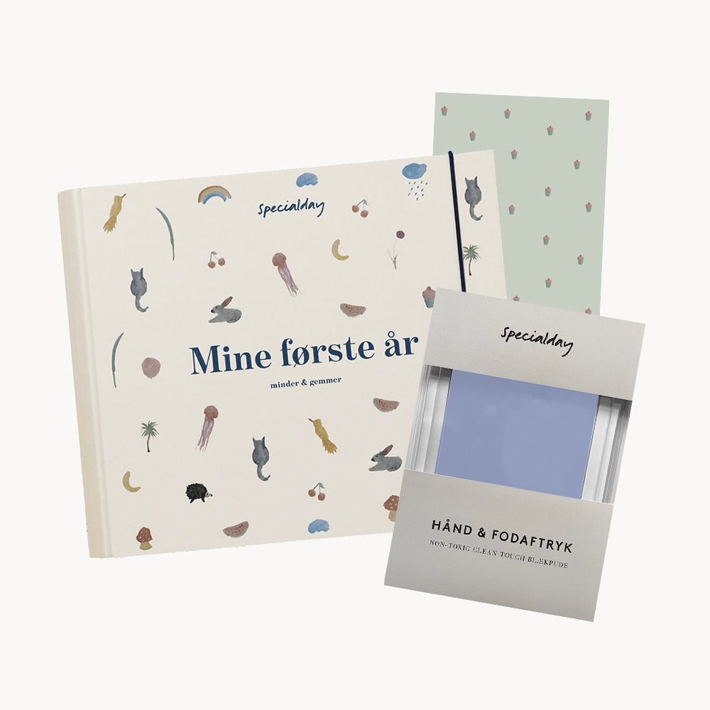 mine første år album, aftryk & kort