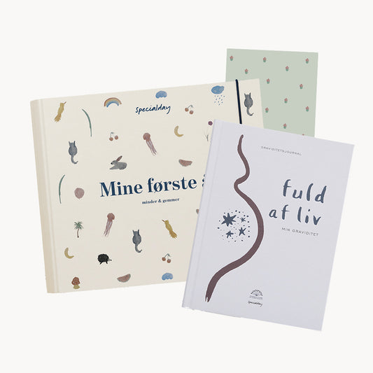 mine første år album, graviditetsjournal & kort