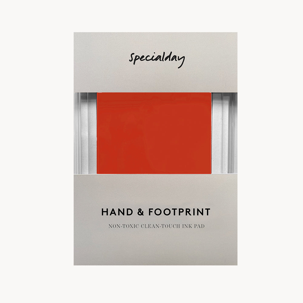 hånd- & fodaftryk – clean-touch – rød
